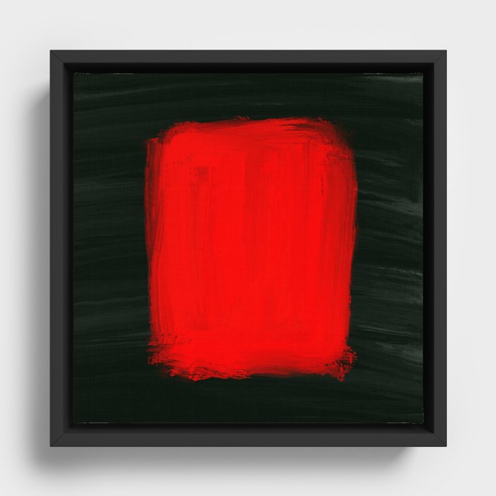Abstract Painting 72e.  Framed Canvas