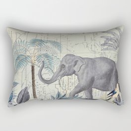 The Journey of the Elephant Rectangular Pillow