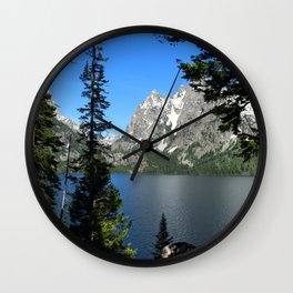 Jenny Lake Serenity Wall Clock | Lake, Color, Wyoming, Art, Apparel, Grandtetonnp, Photo, Wallart, Jennylake, Mountain 