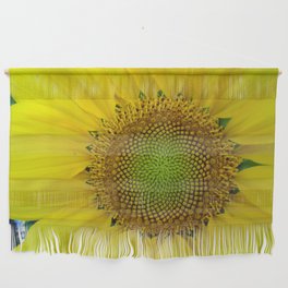Sunflower Flower and Seeds, Fibonacci, Spiral, Golden Ratio Wall Hanging