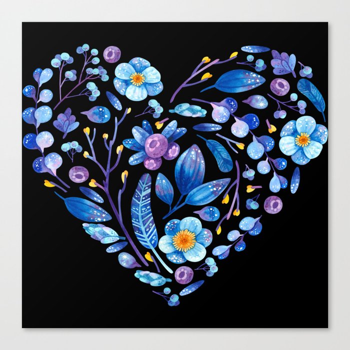 Heart filled with butterflies colorful butterfly Art Print by Fleur et  retro couleurs pastels