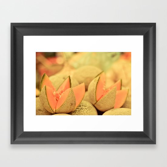 Melon Framed Art Print