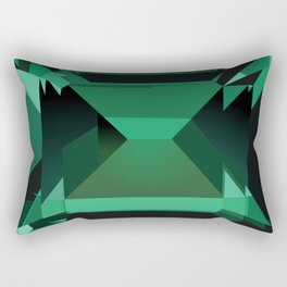 Emerald Gem Rectangular Pillow