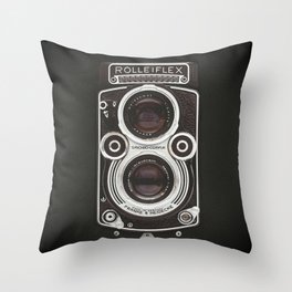 Vintage Camera 02 Throw Pillow