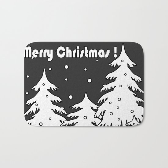 Merry Christmas ! Bath Mat