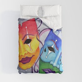 Comedy and Tragedy Comforter