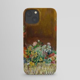 Still Life with Flowers and Fruit by Pierre-Auguste Renoir iPhone Case