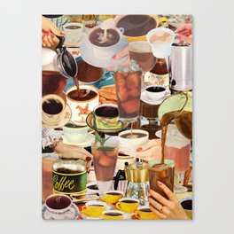 Wake Up and Smell the Coffee Canvas Print