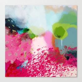 pink landscape Canvas Print