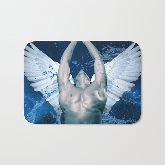 blue angel Bath Mat