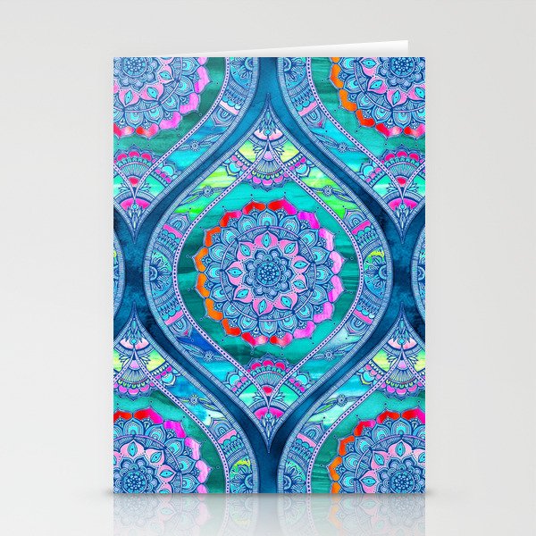 Radiant Boho Color Play Stationery Cards