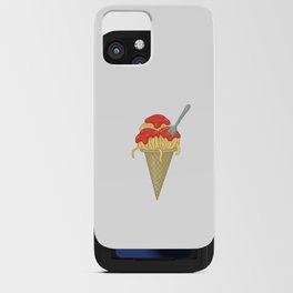 Spaghetti Ice Cream iPhone Card Case