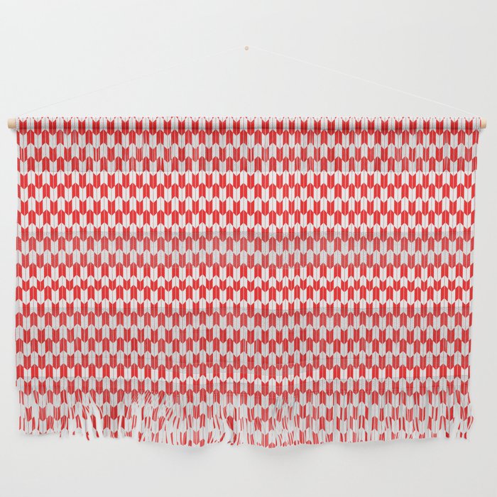 Retro Outdoor Party Red Wall Hanging