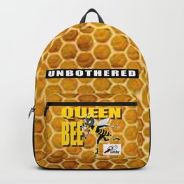 Unbothered Queen Bee Backpack | Sipstee, Unbothered, Queenbee, Digital, Graphicdesign, Bee, Queen 