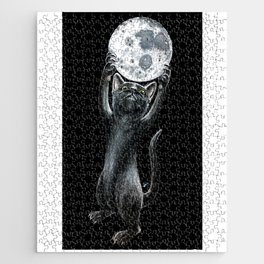 "Moon Kitty" - Cat Noir collection Jigsaw Puzzle