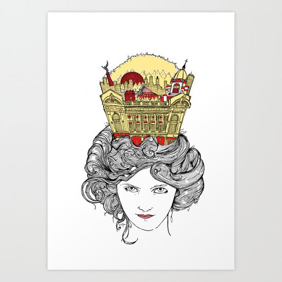 The Queen of Montreal Art Print