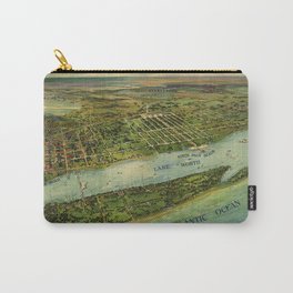 Panoramic view of West Palm Beach, North Palm Beach and Lake Worth, Florida (1915) Carry-All Pouch