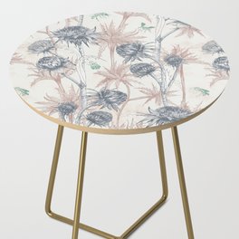 Thistles and Bees Pattern Side Table