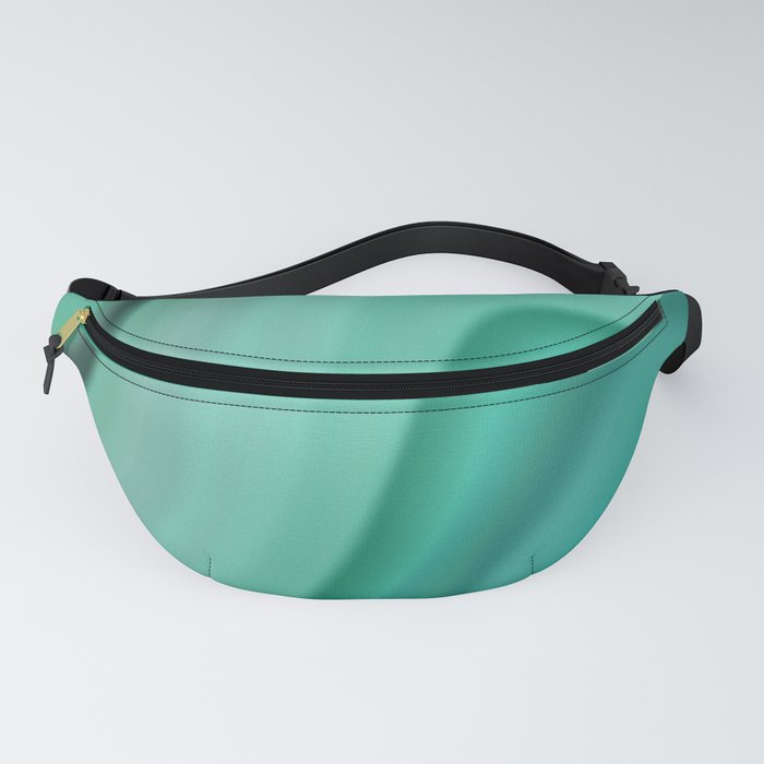 Black & Green Watercolor Gradient Design Fanny Pack