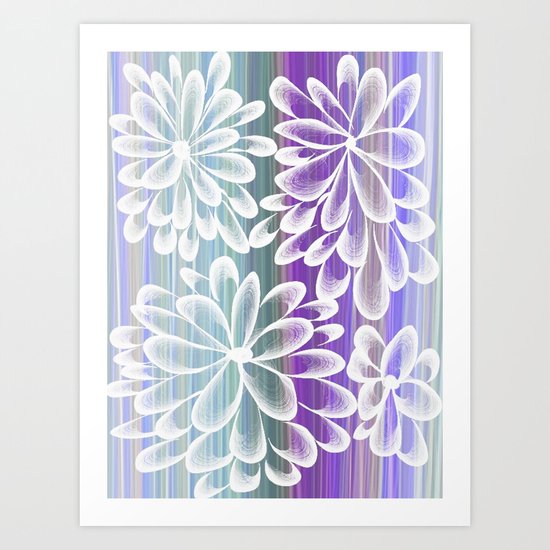 Fancy Floral Art Print