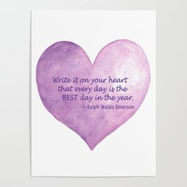 Heart Quote Poster