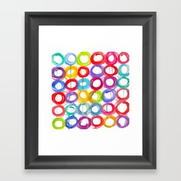 C I R C L E U P Framed Art Print