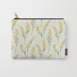 Goldenrod Floral Carry-All Pouch