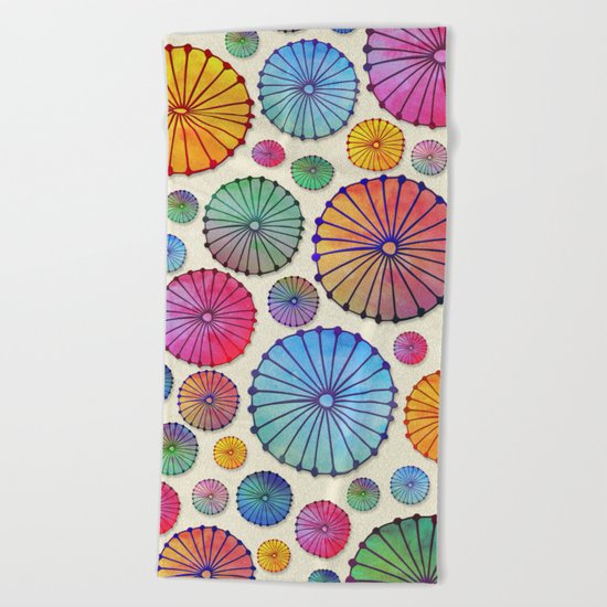 Coctail Umbrellas - Summer Memories Beach Towel