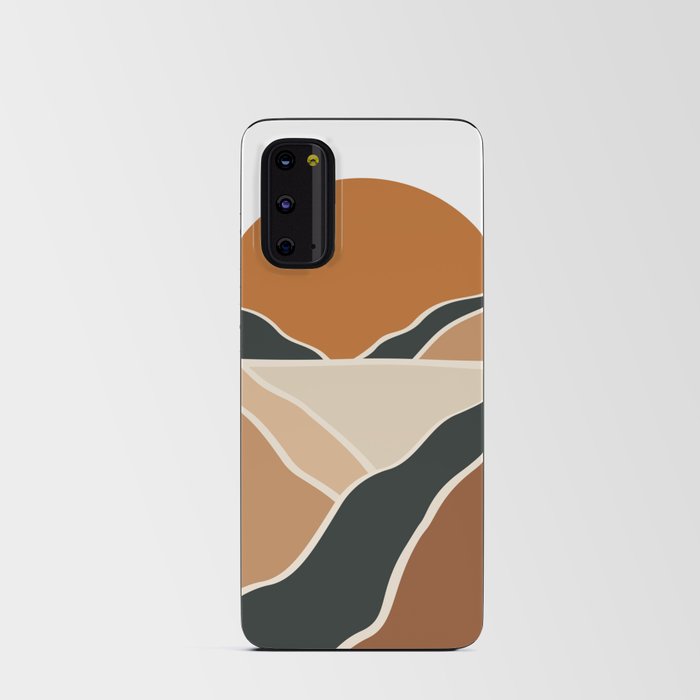 Landscape Mountains Illustration Android Card Case