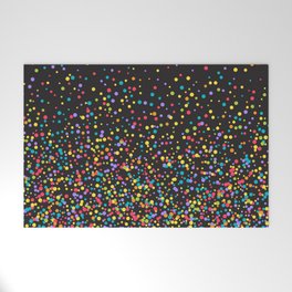 Colorful Splatter Confetti #1 Welcome Mat