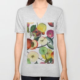 apple mania N.o 3 V Neck T Shirt