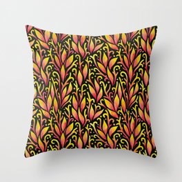 Watercolour pattern Throw Pillow