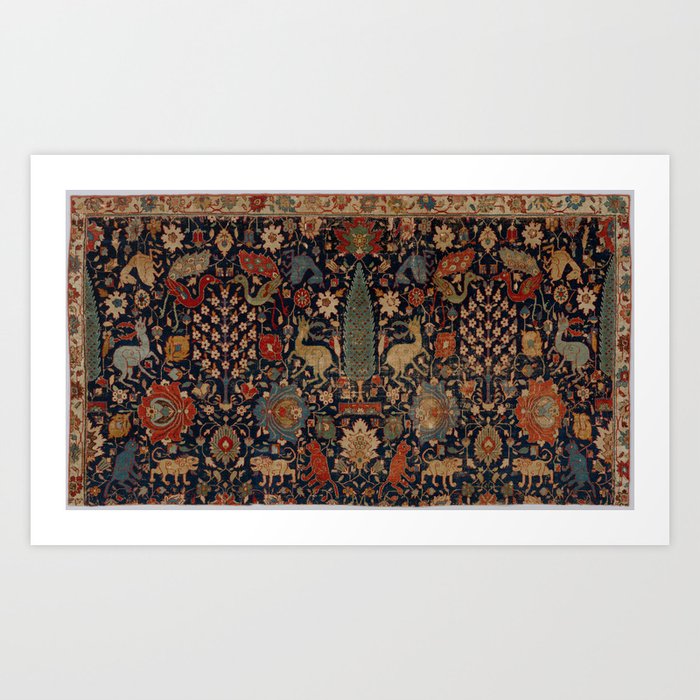 Antique Tapestry Art Print