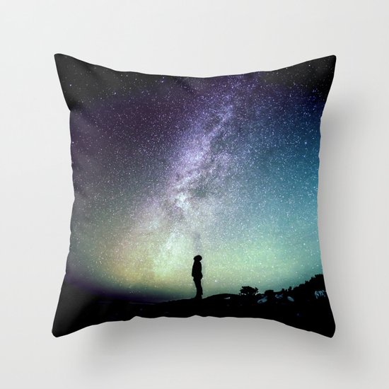 Deep Thoughts Of the Universe Throw Pillow