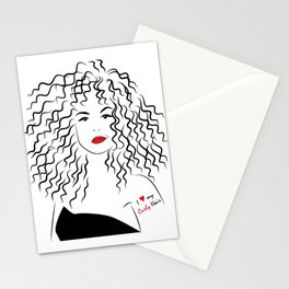 Curly girl - Empowered Women Stationery Card