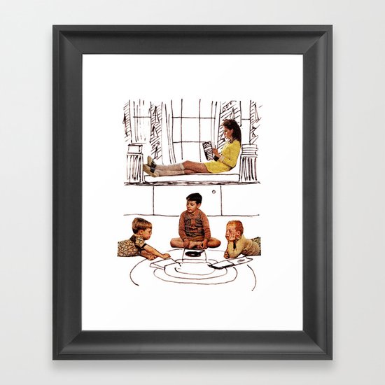 moonrise kingdom Framed Art Print