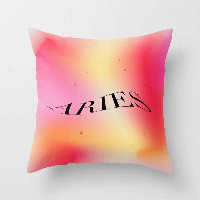 Aries Magic  Throw Pillow