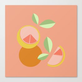 Grapefruit Canvas Print