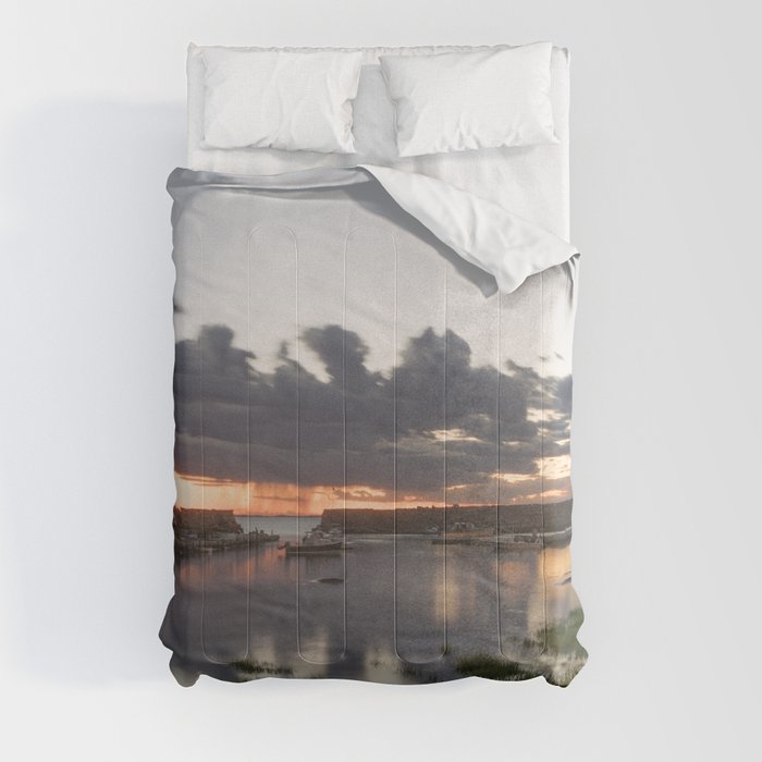 Summer Lanescove sunset Comforter