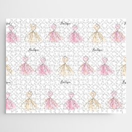 Pink and Orange Boutique dresses Jigsaw Puzzle