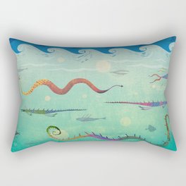 Sea Creatures Rectangular Pillow