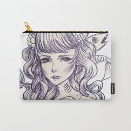 A Mermaid Carry-All Pouch