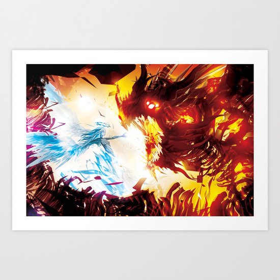 A Dragon Taught me Fire Art Print