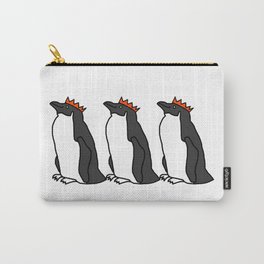Classic Penguin with a Party Hat Carry-All Pouch