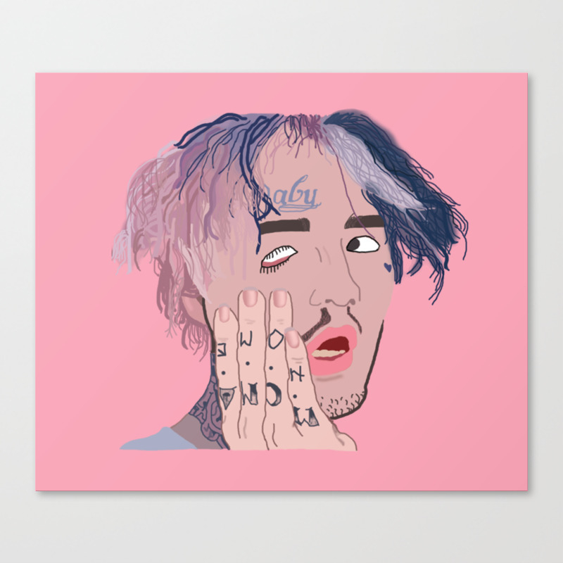 Lil Peep Canvas Print By Rileypaige Society6