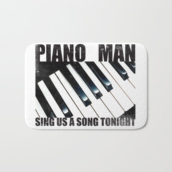 Piano Man Bath Mat