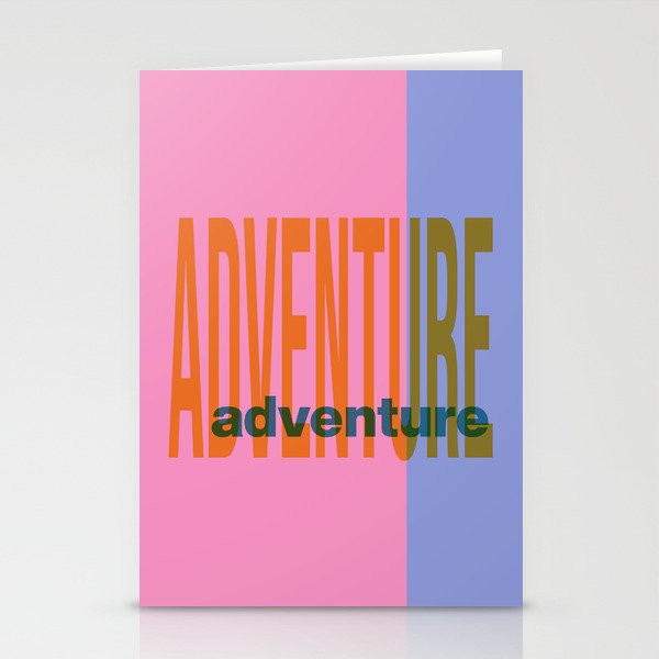 Adventure in Pastel Stationery Cards