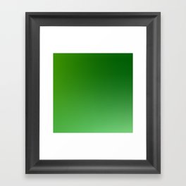 20 Green Gradient Background 220713 Valourine Digital Design Framed Art Print