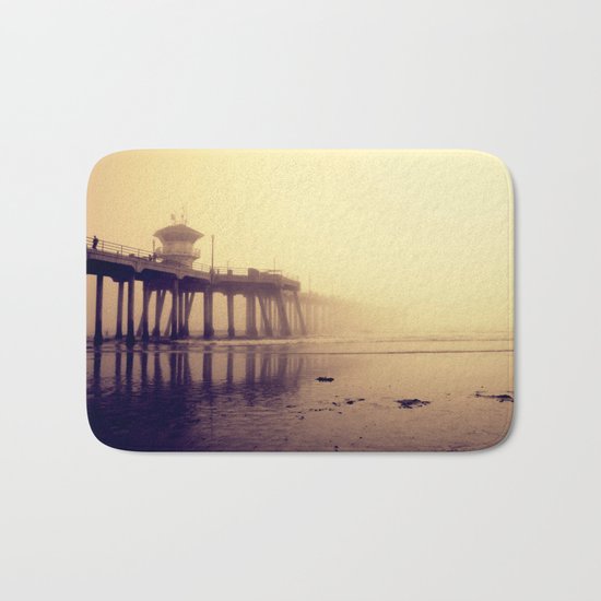 Huntington Beach Pier Bath Mat