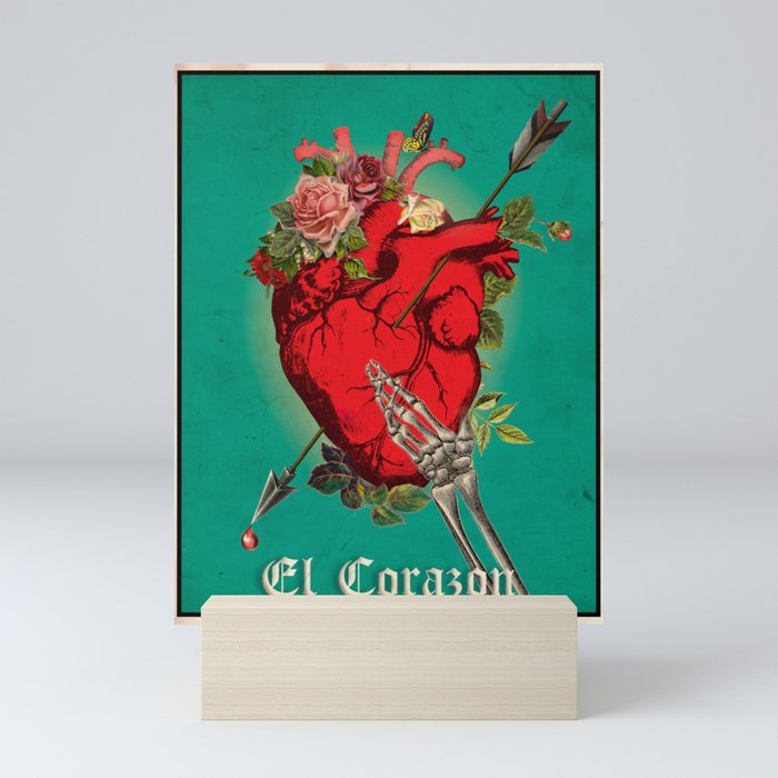El Corazon Mini Art Print